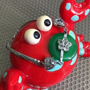 🖤NEW green charm bracelet